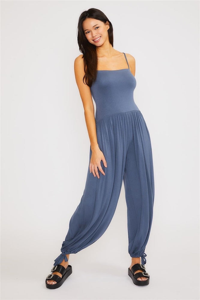
                  
                    Square Neck Relaxed Leg Jumpsuit with Pockets & Adjustable Straps
                  
                