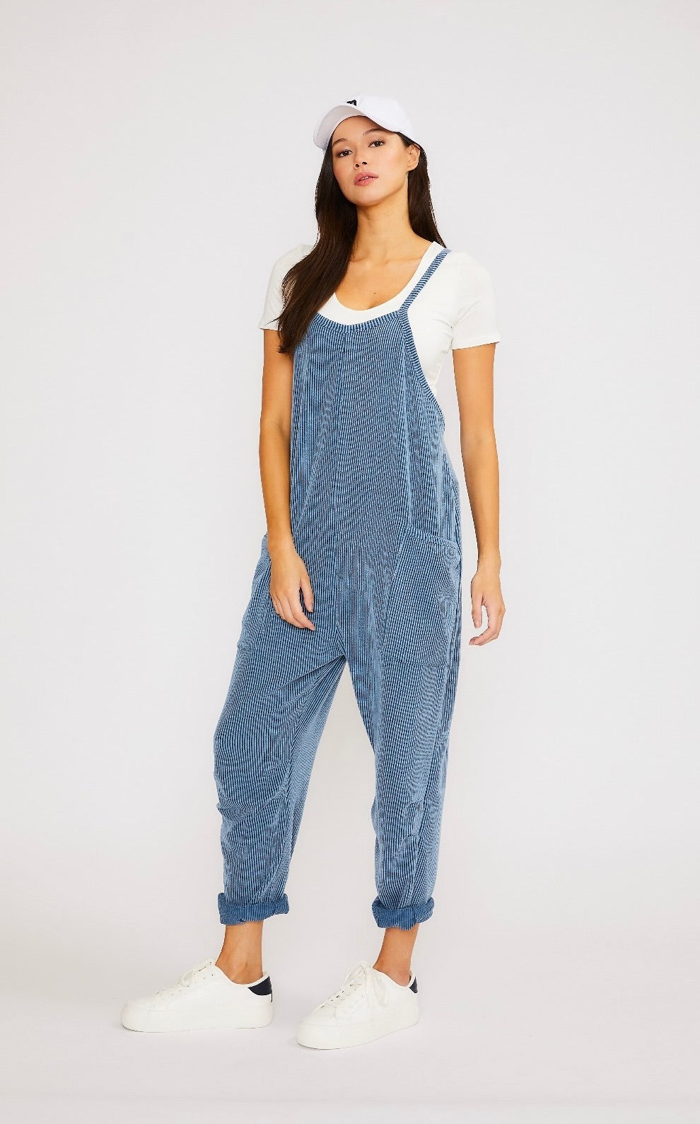 Wave Ribbed Tank Jumpsuit with Pockets- SHIPS 5/17