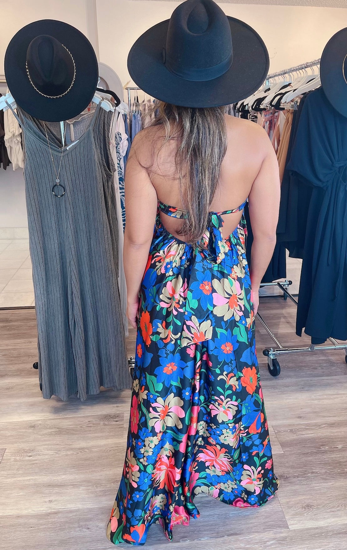 
                  
                    Printed Tie Back Jumpsuit with Pockets
                  
                