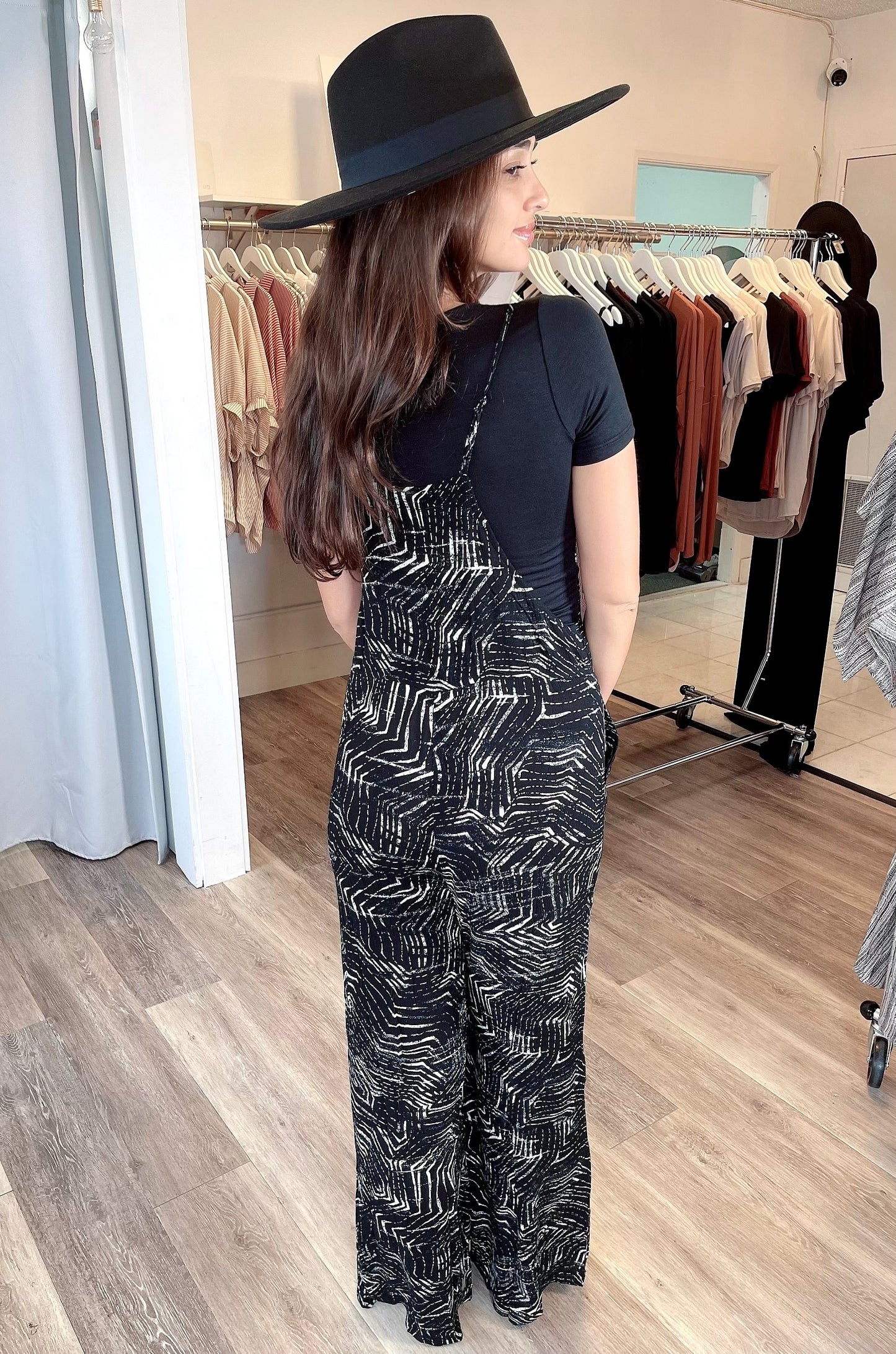 
                  
                    Printed Relaxed Fit Overall Jumpsuit with Pockets
                  
                